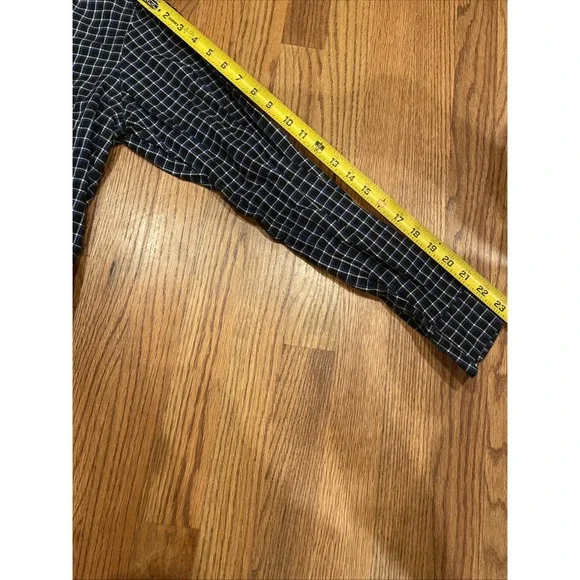 Ralph Lauren Men's Button Up Shirt Dark Blue Plaid Pony Size Small - Picture 11 of 11